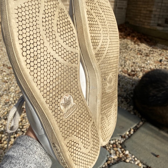 Adidas Stan Smith, White With Navy Blue Men’s - Picture 6 of 8